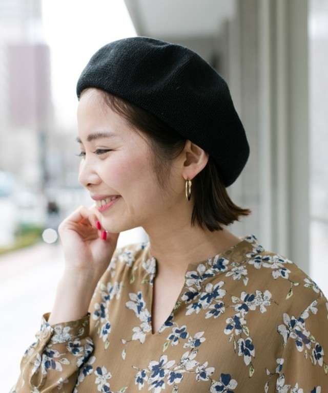 コットンベレー帽