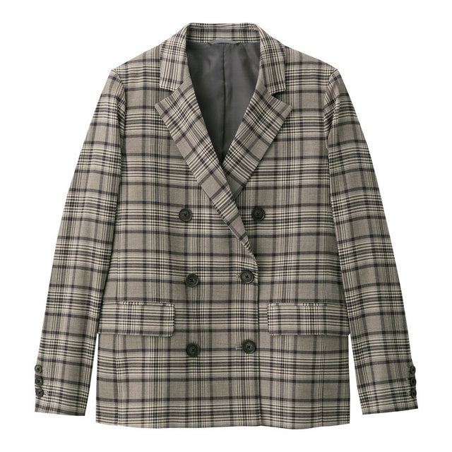 チェックジャケット