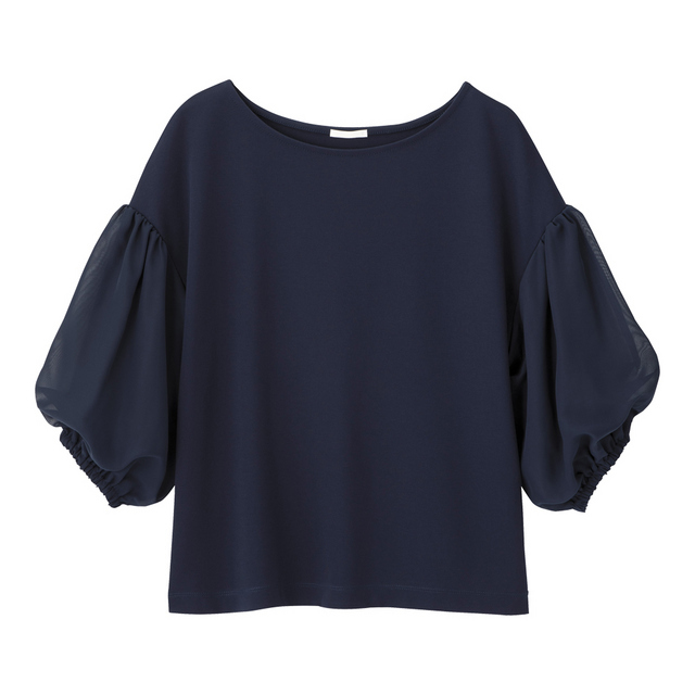 シアースリーブプルオーバー(7分袖)SB