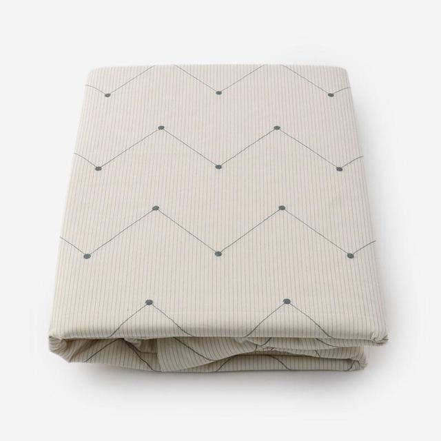 EMBROIDERED 布団カバー（シングル） 150×210 LAKE BLUE