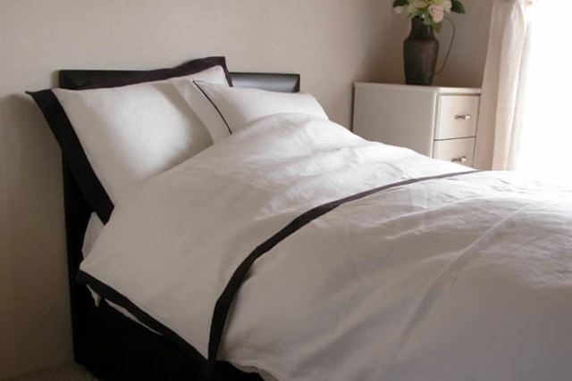 「ランドゥヨーコ」リネン アッパーシーツ Picoty シングル サイズ【オーダー】【麻】