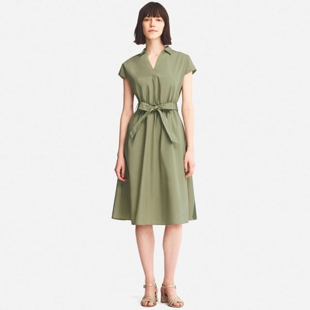 スキッパーシャツワンピース（半袖・丈標準98～108cm）＋E