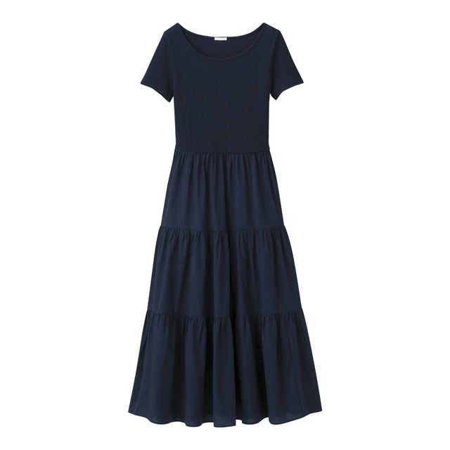 布帛コンビネーションワンピース