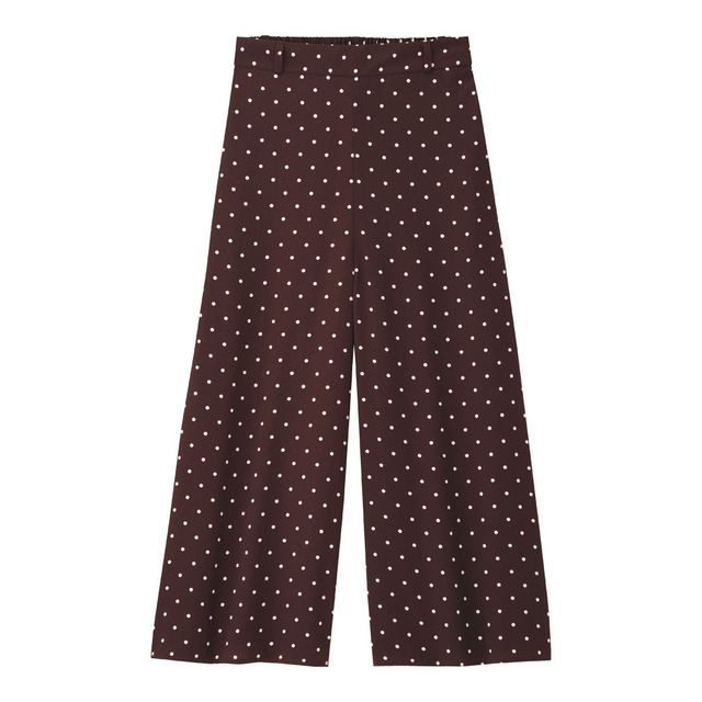 クロップドワイドパンツ(ドット)