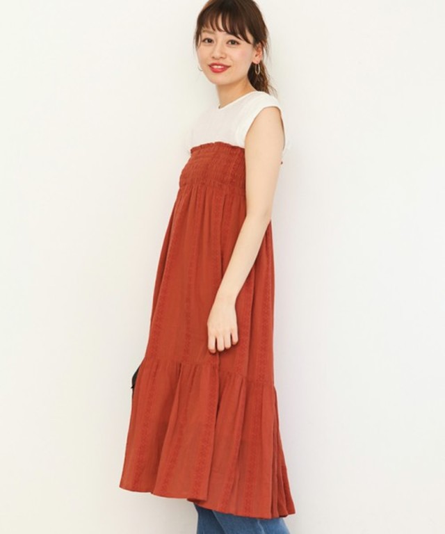 2WAY楊柳シャーリングスカート