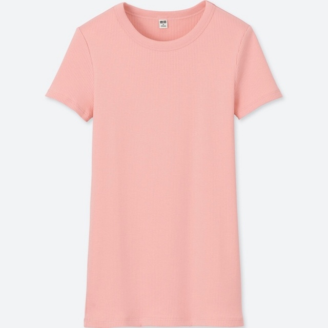 スーピマコットンリブクルーネックT