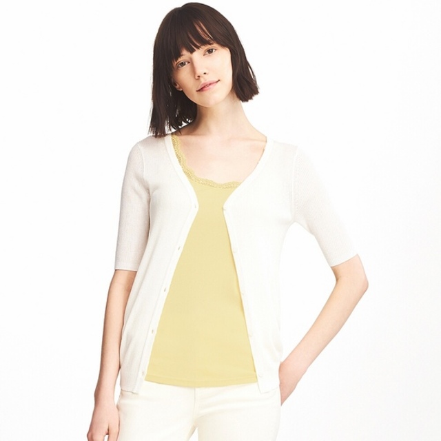 2WAYリブレースタンクトップ