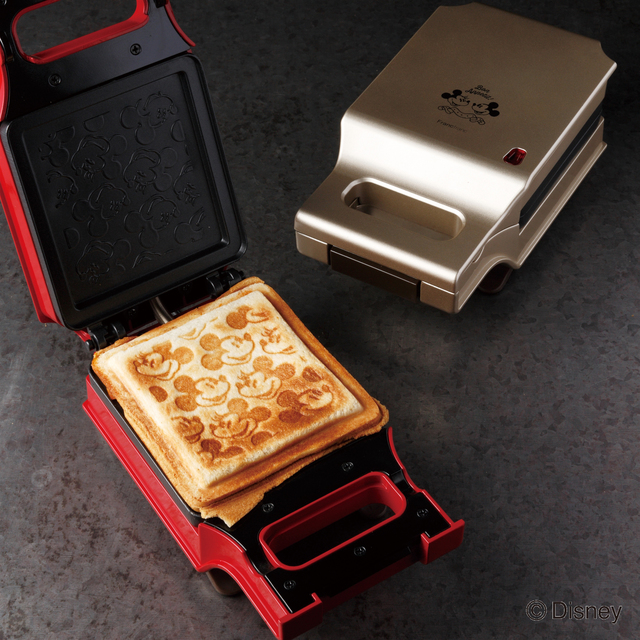 ディズニー プレスサンドメーカー レッド