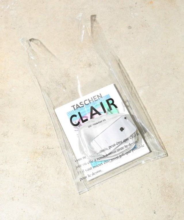 ポーチ付きクリアバッグ