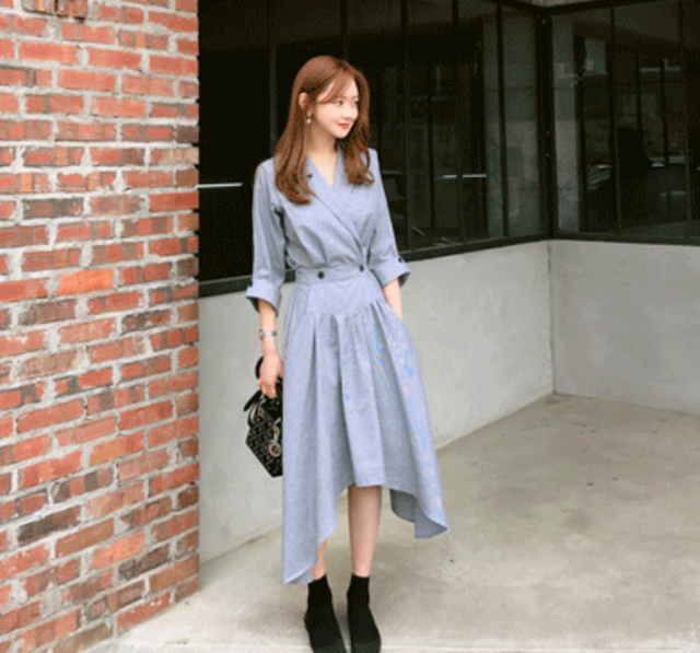 知らんおしゃれワンピース