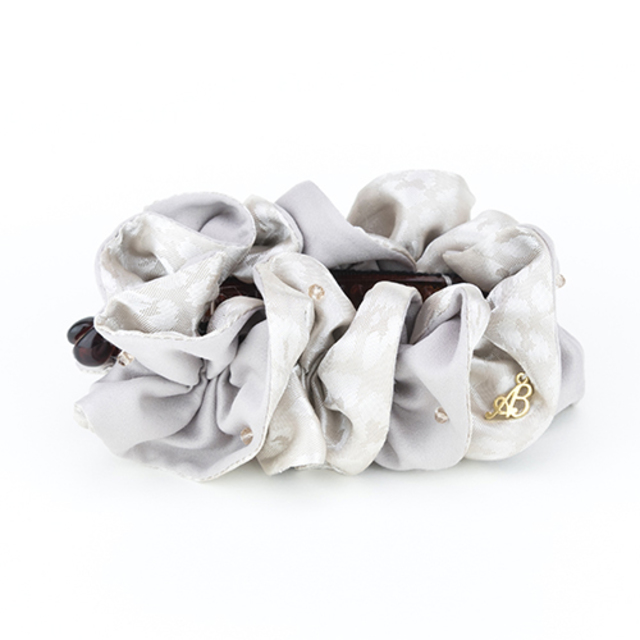 ワイヤーリボンバナナクリップ Beige