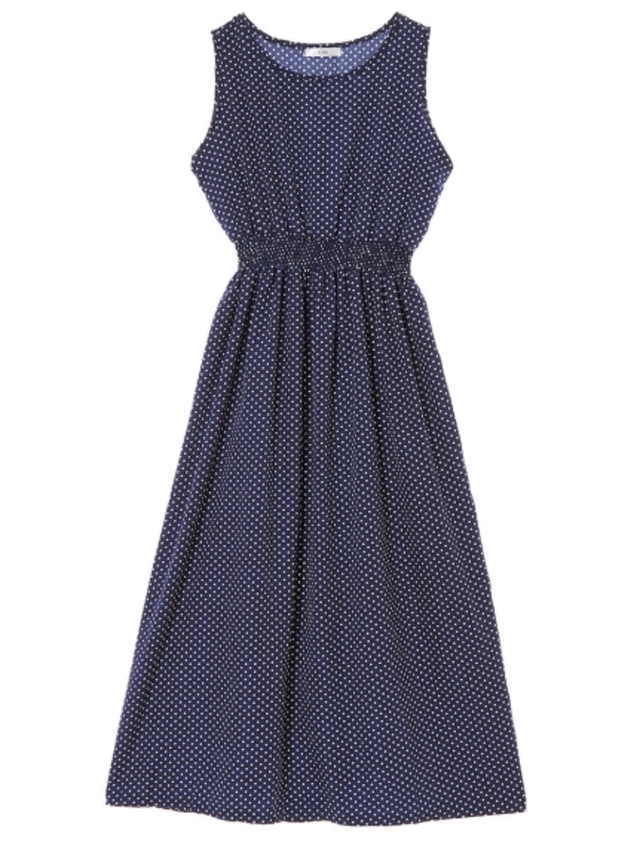 レトロドットロングワンピース
