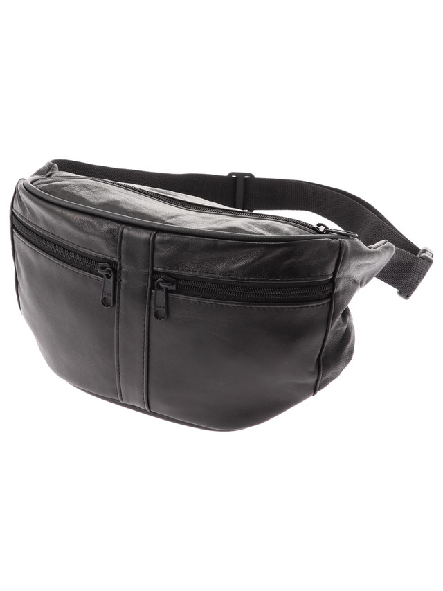 レザーウエストポーチ