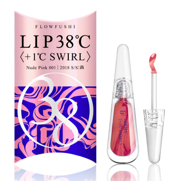 【2018 S/S限定】LIP38℃ <+1℃ SWIRL:渦> Nude Pink 001