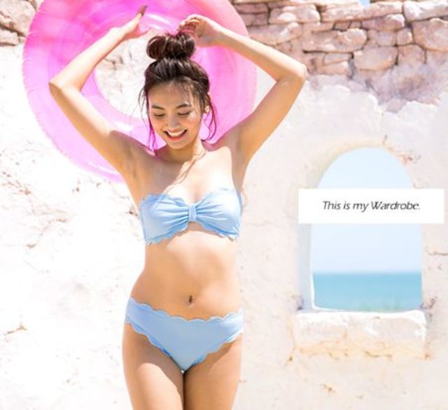 2way  スカラップビキニ