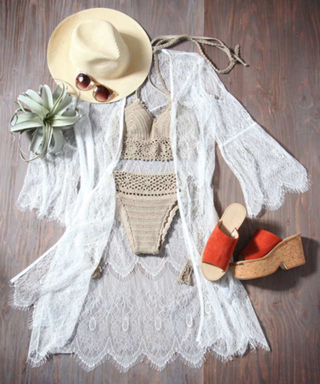 レースロングガウン