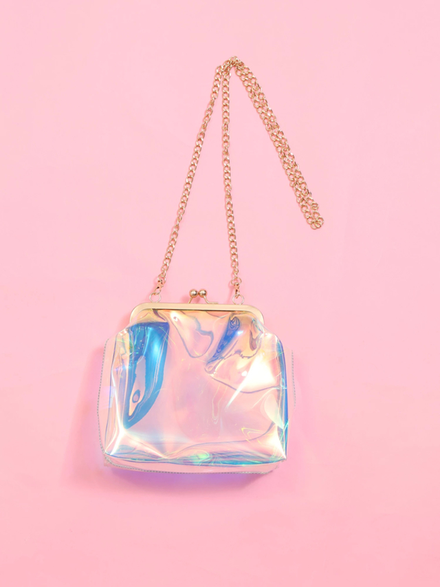 クリアガマグチショルダーバッグ