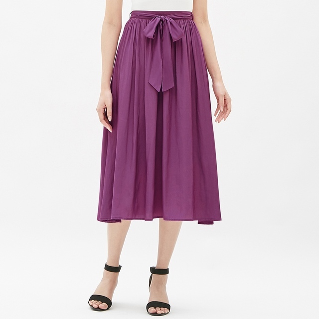 エアリーフレアロングスカート