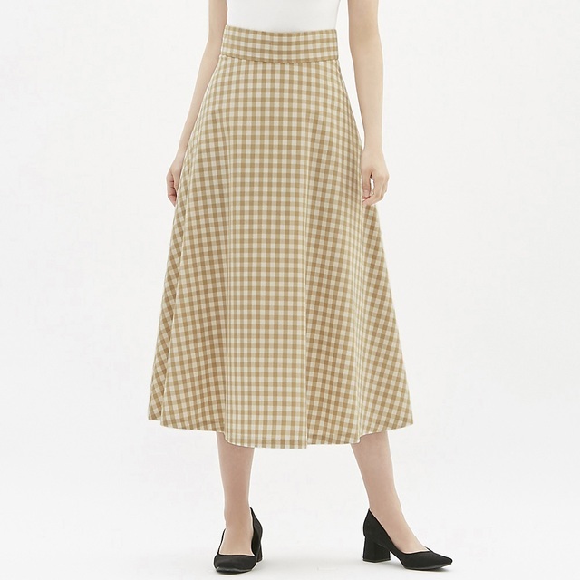 フレアロングスカート