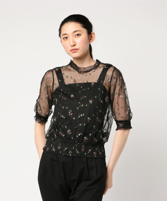 チュールプル×キャミ