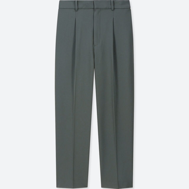 ドレープテーパードパンツ