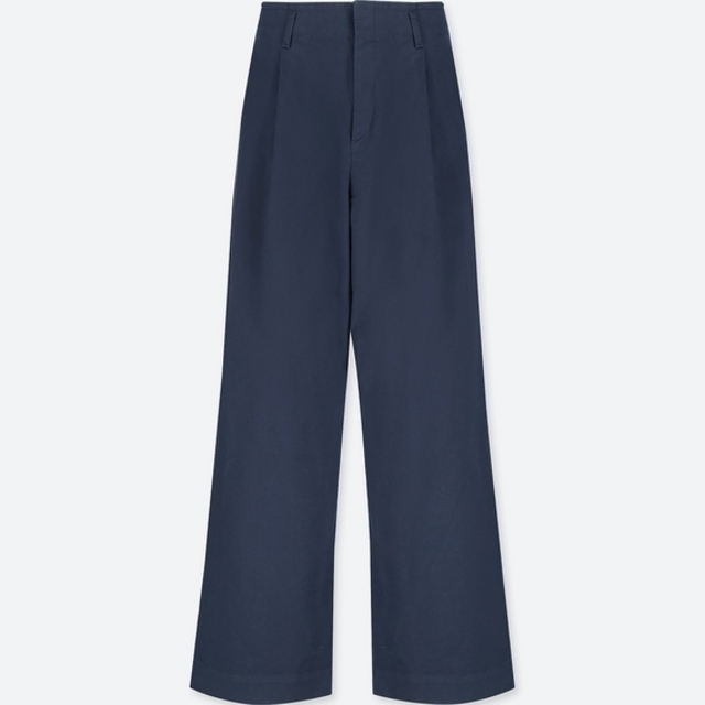 ハイウエストチノワイドパンツ