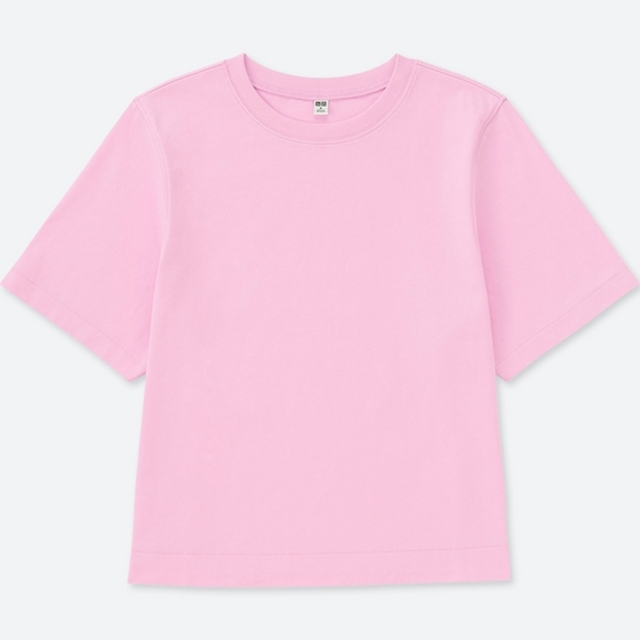 クロップドクルーネックＴ