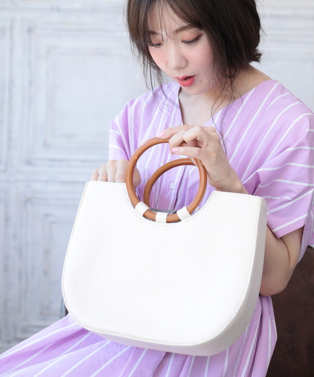 サークルハンドルバッグ