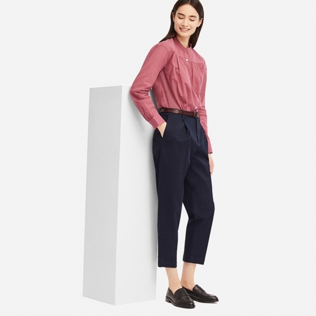 コットンテーパードアンクルパンツ ⠀