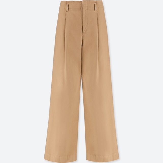 ハイウエストチノワイドパンツ（丈標準69～71cm）