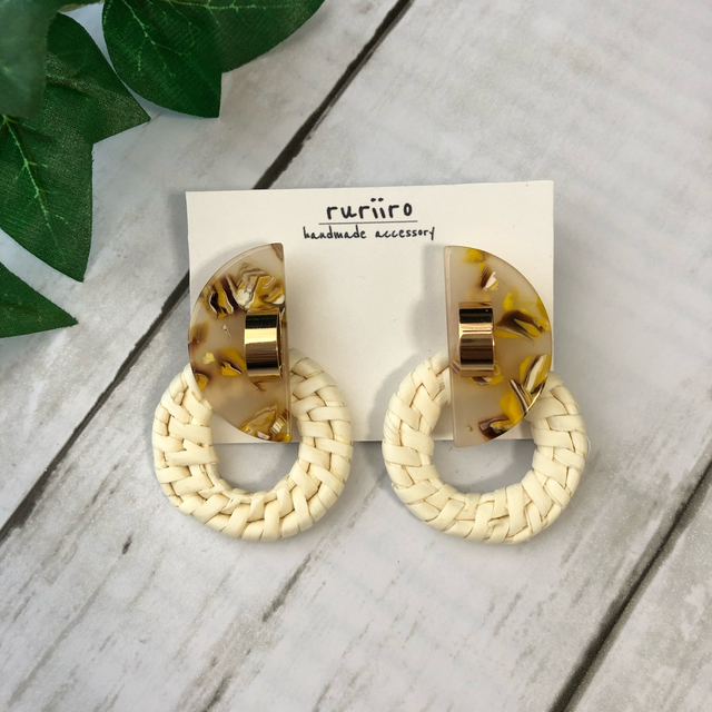 2way ハーフムーンとラタンフープ