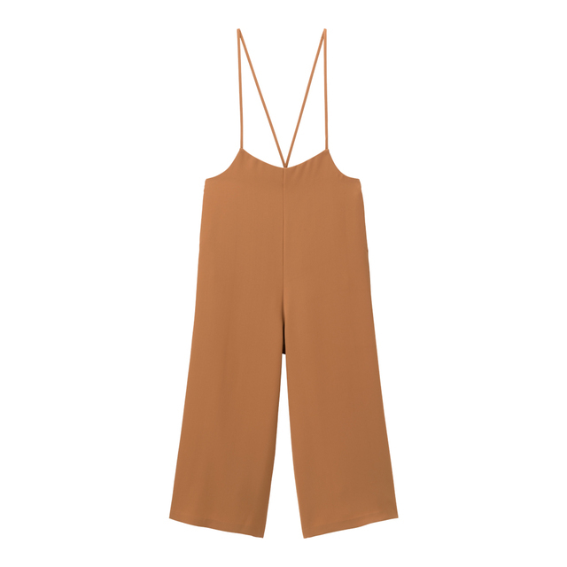 サロペットワイドパンツ