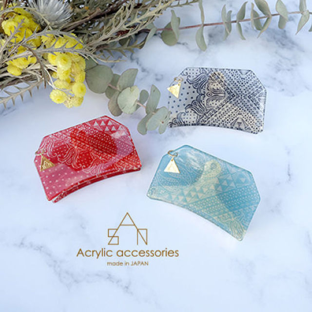 バンダナヘアクリップ