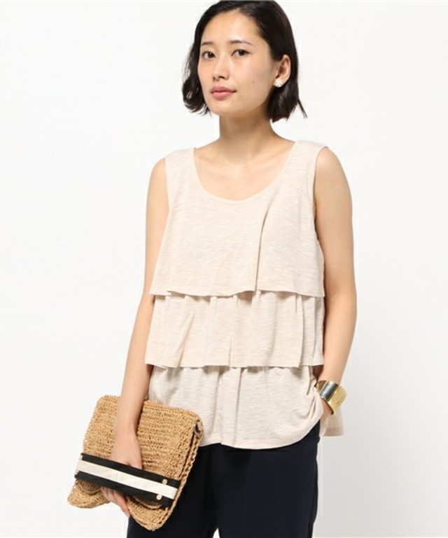 AULI2wayティアードノースリーブプル