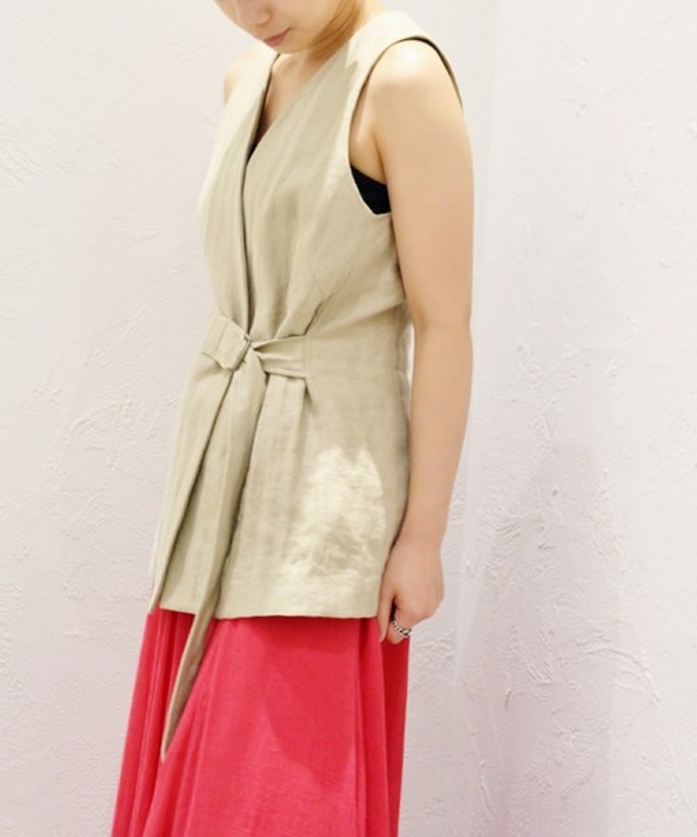 ヘリンボンベスト