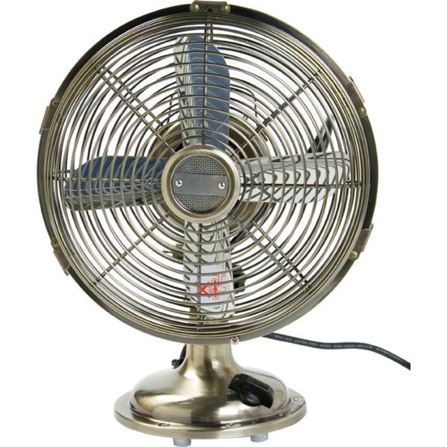 20cmメタルレトロデスクファン