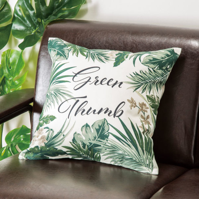 クッションカバー（PTグリーンサム）