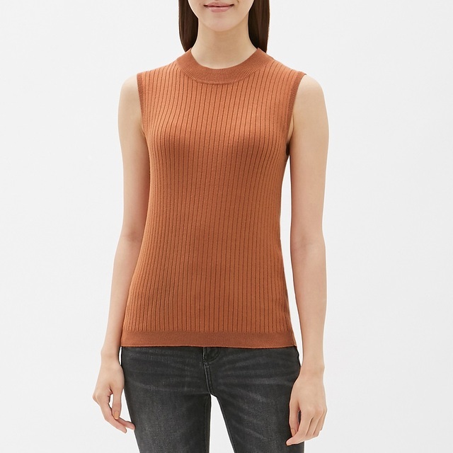 ワイドリブハイネックセーター