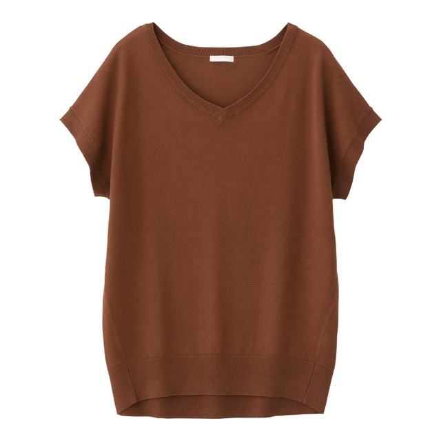 オーバーサイズVネックセーター