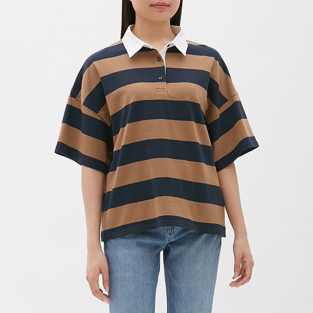 ボーダーラガーシャツ