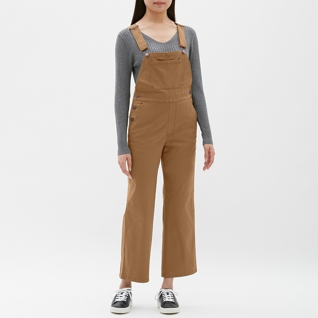 チノサロペットストレートパンツ