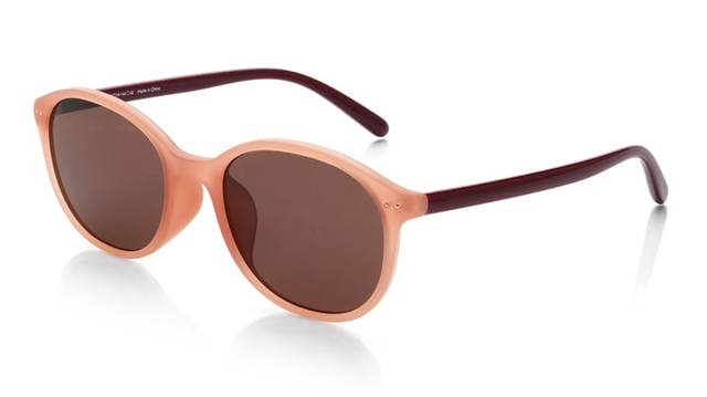 【Sunglasses -color&clear-】サングラス カラー＆クリア マｔットピンク×ダークワイン