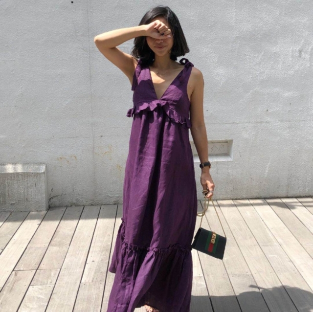 リボンストラップサマーOP