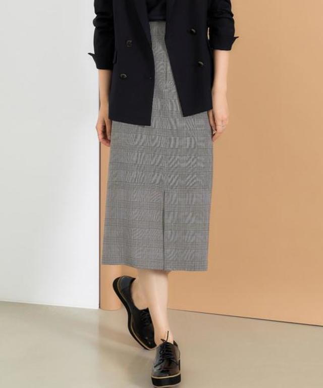 クラシカルチェック タイトスカート