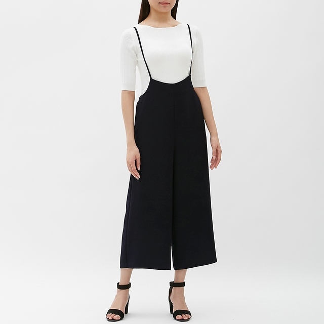 サロペットワイドパンツWT