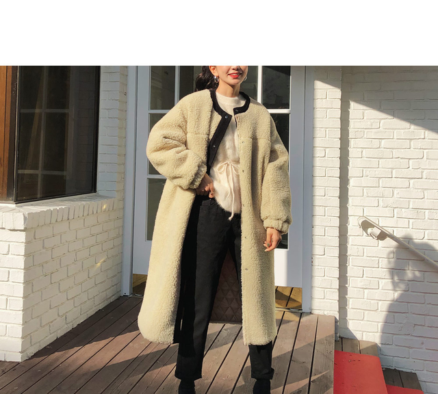 コーデュロイポイントボアコート