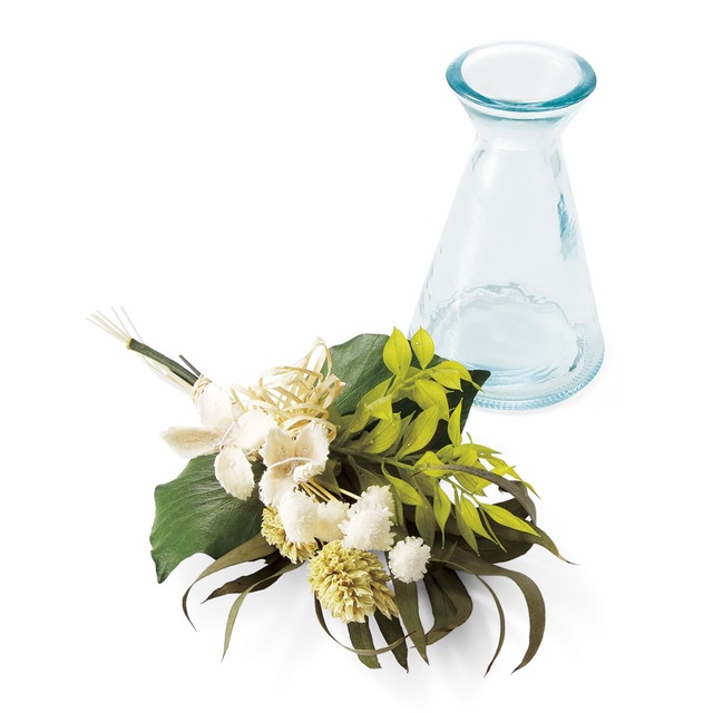 お世話のいらないナチュラルアレンジブーケ（月1セット）