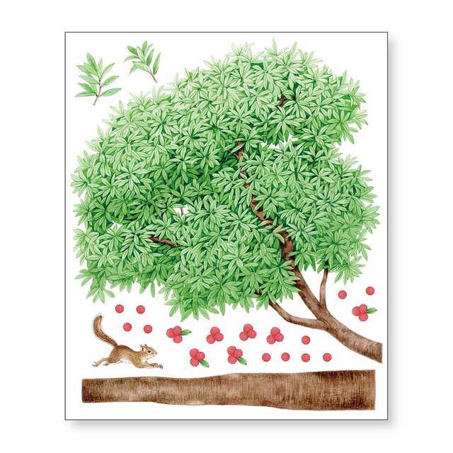 大きな木になるウォールシール（月1枚）