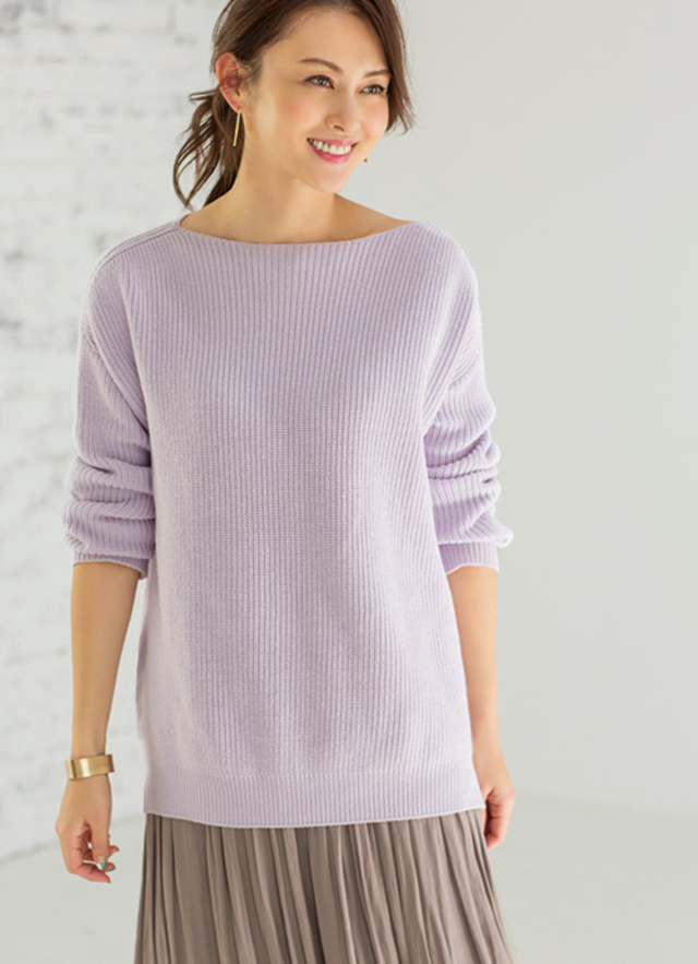 春のさらっとオーバーサイズニット