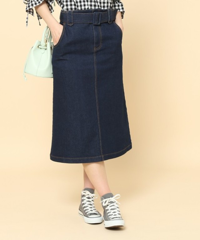 ストレートデニムスカート